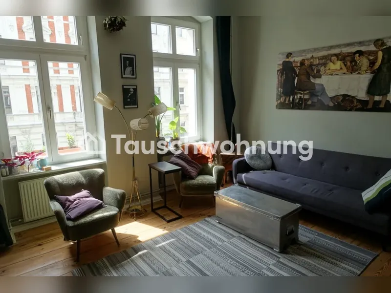 Tauschwohnung: Helle 3,5 Zimmer Altbauwohnung mit Stuck — photo 1